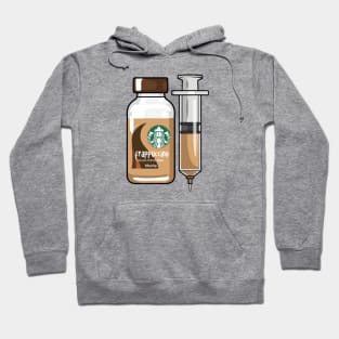 Mocha Iced Coffee Drink Injection for medical and nursing students, nurses, doctors, and health workers who are coffee lovers Hoodie